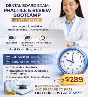 Pass the Dental Boards: 2-Day Practice & Review Course