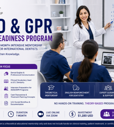 International Dentist Clinical Integration Program – Level One